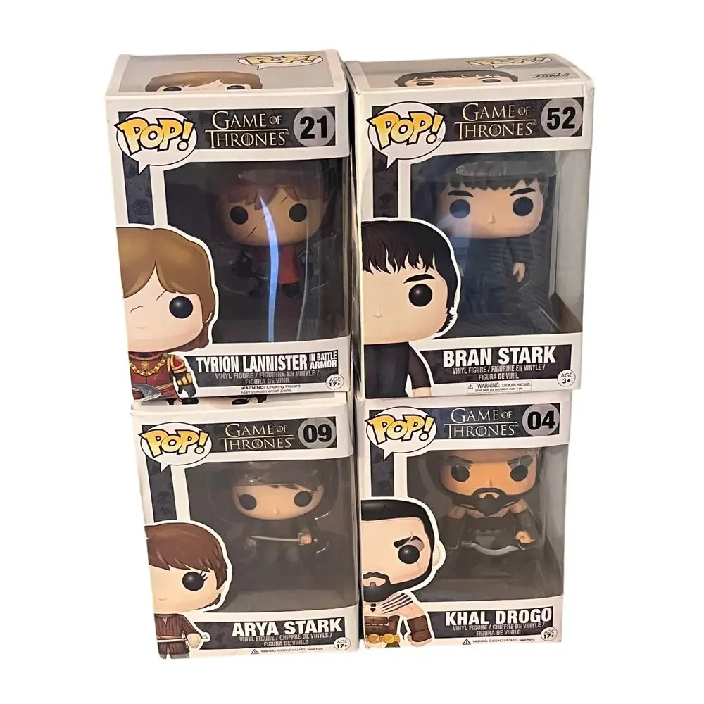 Funko POP Game of Thrones Mix Lot of 4 - 09 04 21 52 Arya Stark Tyrion Lannister